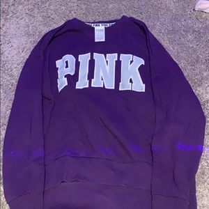 university style victoria secret pink pull over